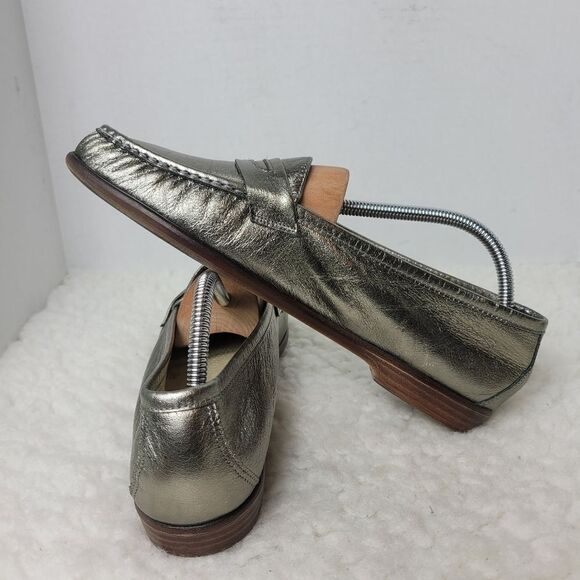 SAS Tripad Comfort Women's Size 11.5 M Loafers Slip On Silver Leather - Picture 6 of 10